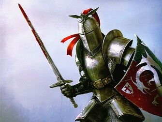 Fantasy Knight Wallpaper Which Is Under The