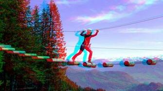 3d Anaglyph Foto Traversare HD Wallpaper