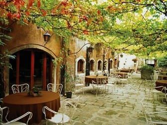 Dining Alfresco Venice Italy Wallpaper HD