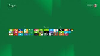 Start Screen Zoomed Out Showing Unnamed Group Art Games And Info