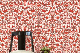 Hygge West Wallpaper Otomi Emily Isabella