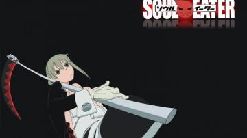 Wallpaper Soul Eater Maka Albarn Girl Blond Scythe