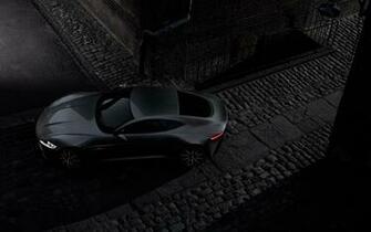 Wallpaper Aston Martin Db10 Black Top