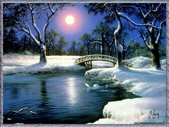 Moon Wallpaper Night Winter Jpg