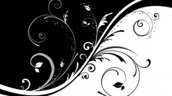 Black And White 3d Wallpaper Photo On The Desktop Pictures