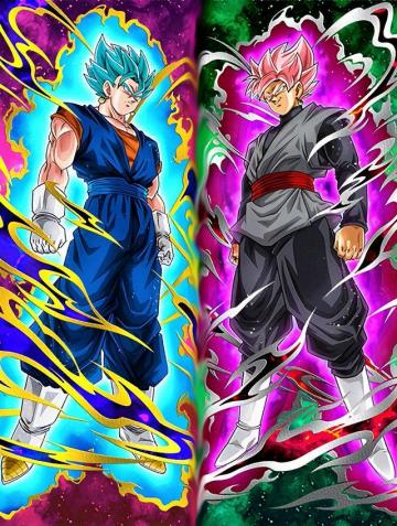 Made A Quick Wallpaper For Vegito Blue And Super Saiyan Ros Goku