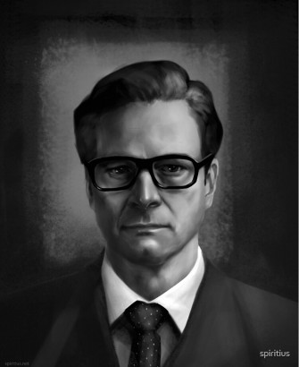 Kingsman Harry Hart iPad Case Skin By Spiritius
