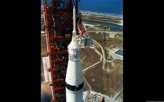 Apollo Rocket Wallpaper Stock Photos