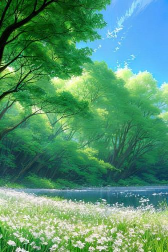 Mayonpins On Nature Fantasy Landscape