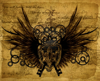 Steampunk Background By Xflucht
