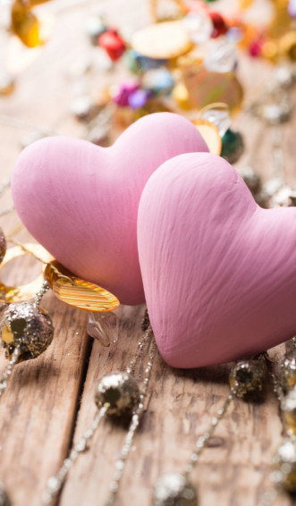Wallpaper Decoration Love Background Pink Widescreen