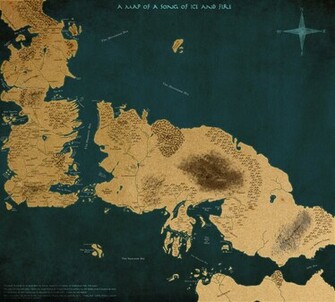 Map Of A Song Ice And Fire Version By Scrollsofaryavart On