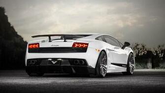 White Back Lamborghini Gallardo Superleggera Vorsteiner