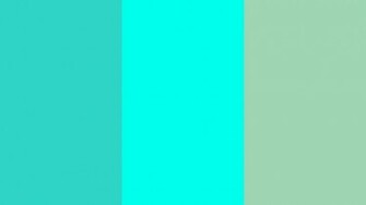 Turquoise Blue And Green Three Color Background
