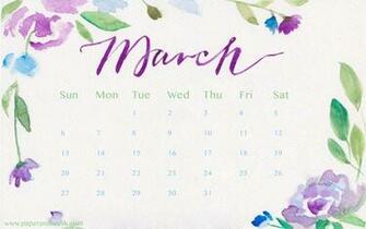 Top March Calendars Wallpaper