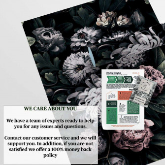 Dark Floral Wallpaper Wallpaper4beginners