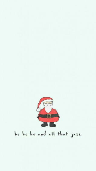 Cute Christmas iPhone Ho Wallpaper