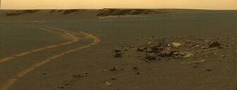 Mars Desktop Wallpaper Nasa Opportunity Rover Tracks On Martian