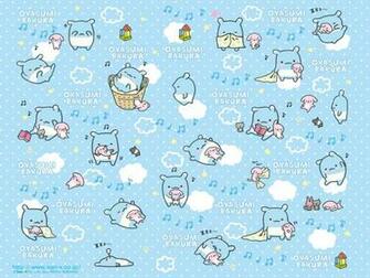 Oyasumi Bakura Wallpaper In Light Blue Kawaii