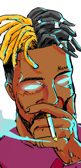 Xxxtentacion Cartoon Wallpaper