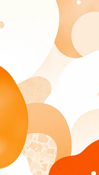 Orange And White Wallpaper