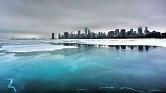 Chicago Winter Widescreen Wallpaper