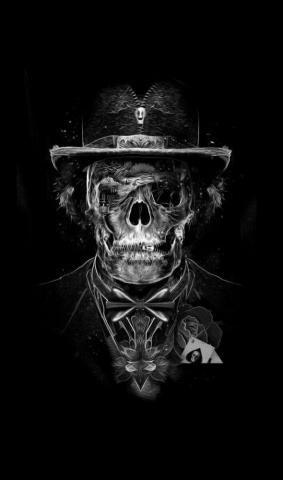 Gambler Skull Wallpaper Teahub Io