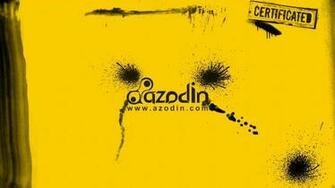 Azodin Website Address Yellow Background Wallpaper Art And