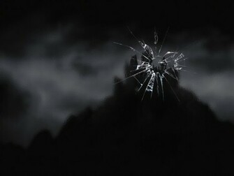 Dark Broken Wallpaper Glass Window