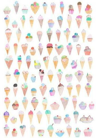 Ice Cream Cone iPhone Wallpaper Pattern Icecream Baby