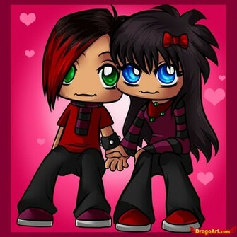 Emo Love Wallpaper