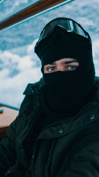 Black Ski Mask Wallpaper
