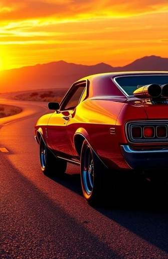 Classic Muscle Car Wallpaper