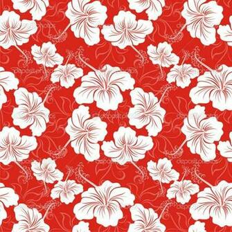 Hawaiian Flowers Black And White Utama