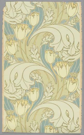 Charles Francis Annesley Voysey Tulip Wallpaper