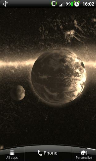 3d Earth And Moon Lwp