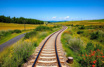 HD Train Tracks Wallpaper