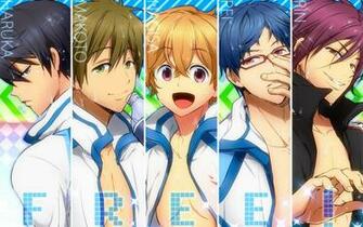 Iwatobi Swim Club Anime Boys Seijuro Nagisa Hazuki Rin Matsuoka
