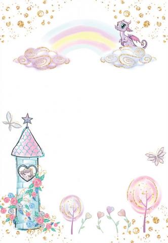 Little Miss Sparkle BirtHDay Invitation Template