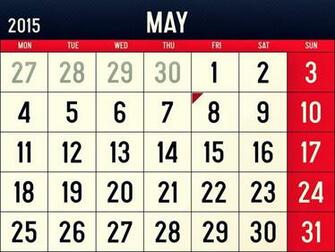 May Calendar Sky HD Wallpaper