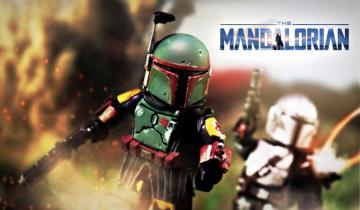 Lego The Mandalorian 4k Ultra HD Wallpaper Background Image