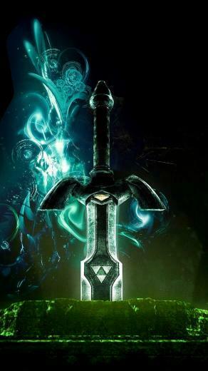 Zelda Sword iPhone Wallpaper