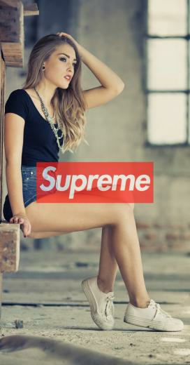 Supreme iPhone Wallpaper Sit
