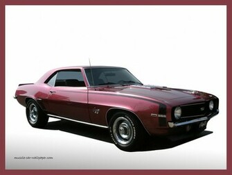 Camaro Ss Wallpaper Burgandy Sport Coupe Right Front