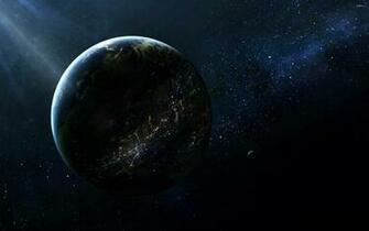 Half Day Night Wallpaper Space