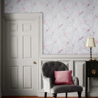 Tori Mist Wallpaper Purple Graham Brown