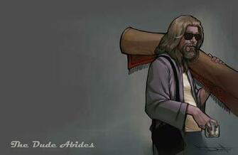 The Dude Wallpaper Abides By Boris