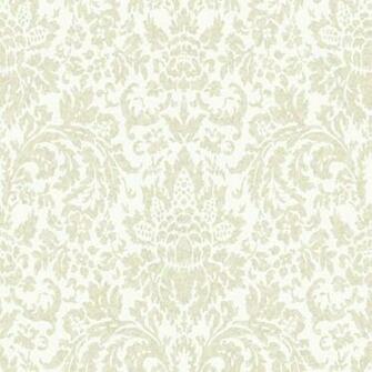 Interiorplace Silver White Mottled Damask Pk2624 Wallpaper