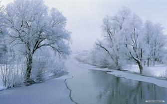 Wallpaper Nature Winter Wonderland
