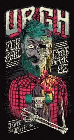 One Of My Crazy Wallpaper Skateboard Art Skate Design
